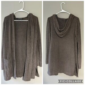 Barefoot Dreams Women's Brown CozyChic Lite® Long Cardigan Small